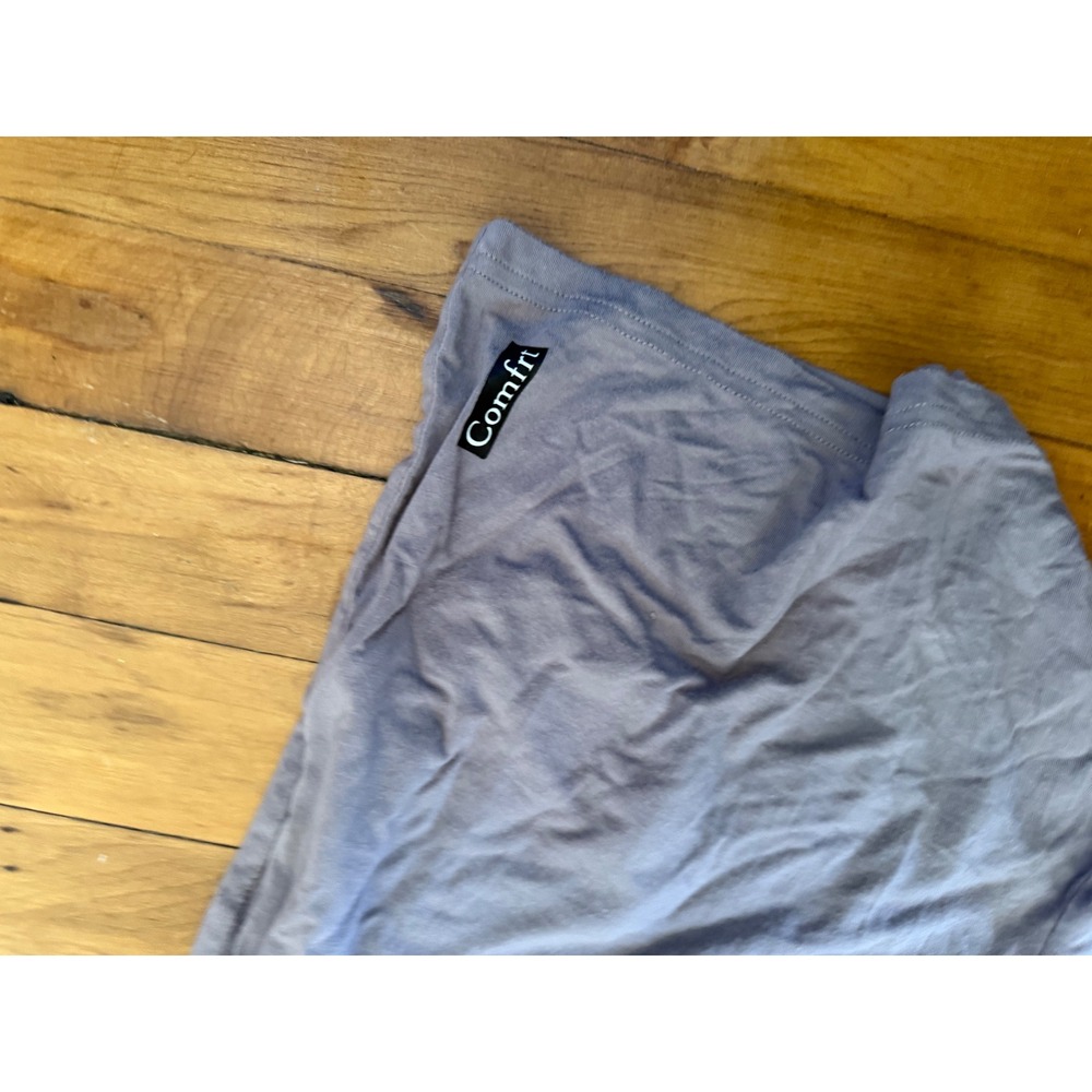 Comfrt cloud lounge set t-shirt and short super soft in grey - Picture 3 of 11